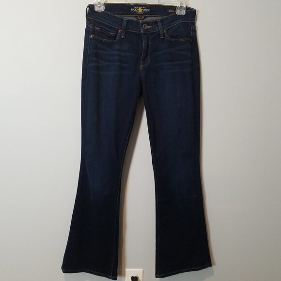 Lucky Brand Sofia Boot Jeans 6/28 Dark Wash - Picture 1 of 9